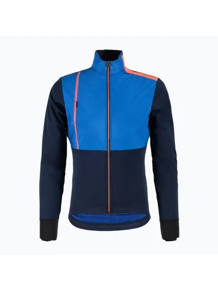 Мъжко яке за колоездене Santini Vega Absolute и тъмносиньо синьо