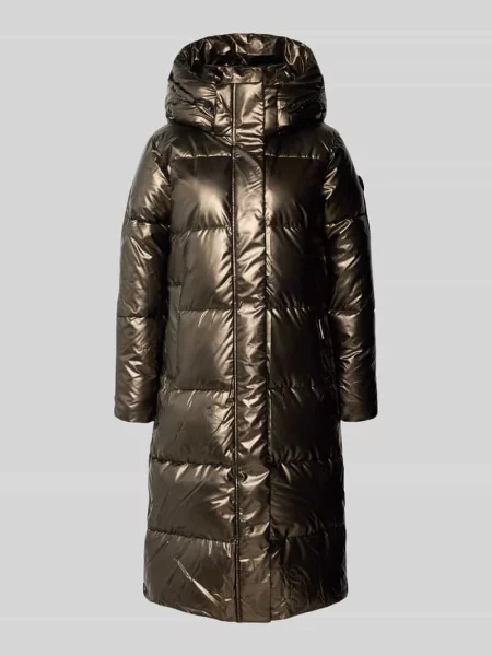 Płaszcz pikowany z kapturem model ‘RACHEL’ Khujo