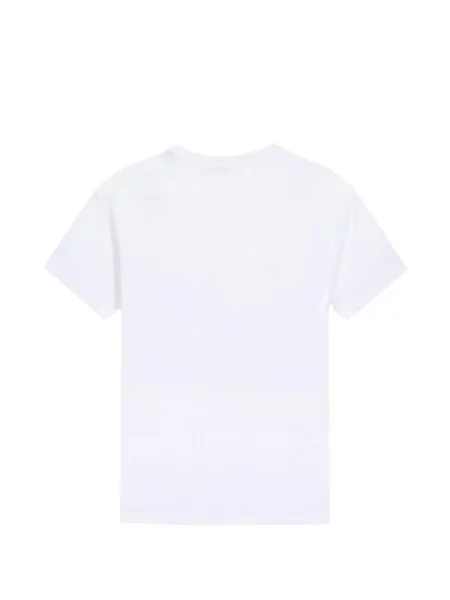 Tricou Maison Labiche cu broderie alb