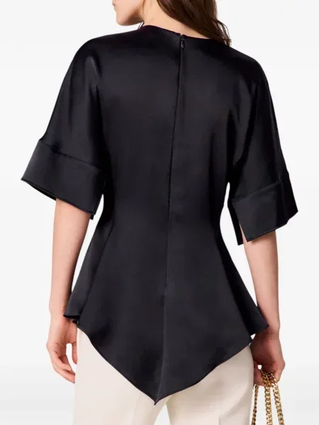 Top Stella Mccartney din satin negru