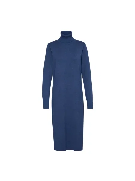 Sukienka maxi Saint Tropez w kolorze melanż niebieska