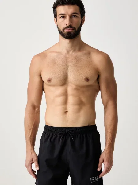 Emporio Armani pantaloni scurți de baie pentru bărbați negru