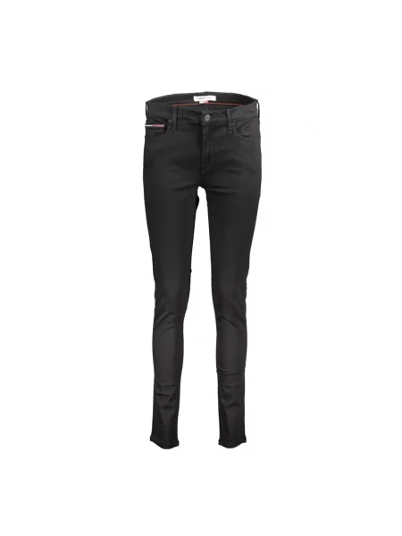 Skinny jeansy skinny Tommy Jeans czarne