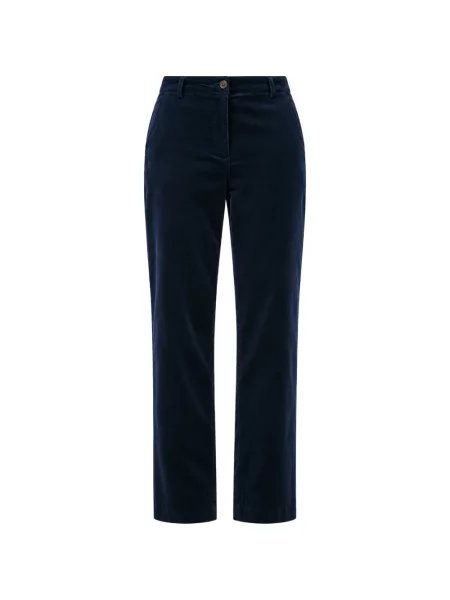 Pantaloni Tommy Hilfiger de catifea cord albastru