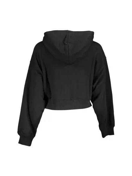 Bluza z kapturem Calvin Klein z kapturem czarna