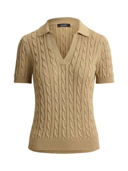 Lauren Ralph Lauren Pulover închis bej