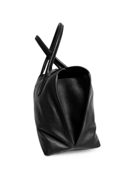 Geantă shopper Iacucci din piele negru