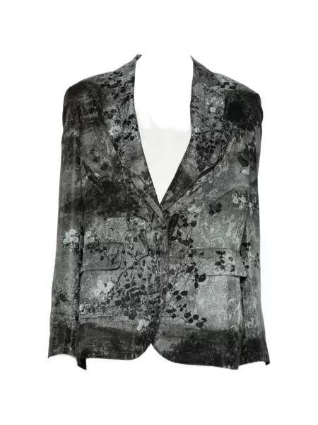 Sacou Pierre-louis Mascia cu model floral cu imagine gri