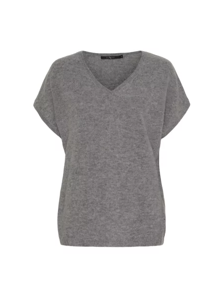 Sweter Btfcph wełniany szary