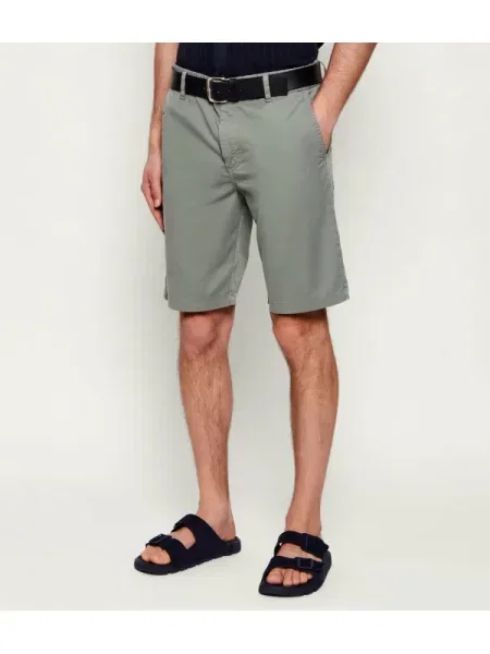 BOSS ORANGE Pantaloni scurți | Tapered fit gri