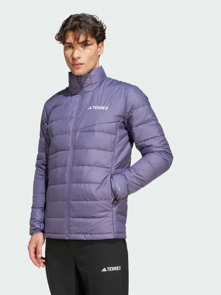 Переработанный демисезонная куртка Adidas фиолетовая