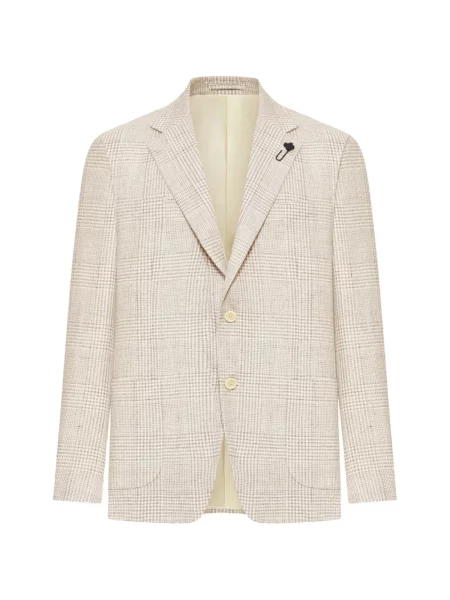 Marynarka w kratę Lardini w kratę