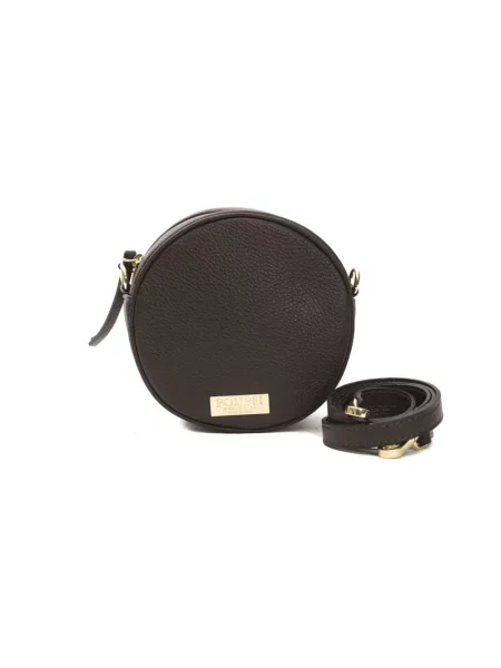 Torebka crossbody Pompei Donatella skórzana brązowa