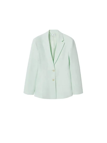 MANGO Blejzer Magnolia pastelovo zelená