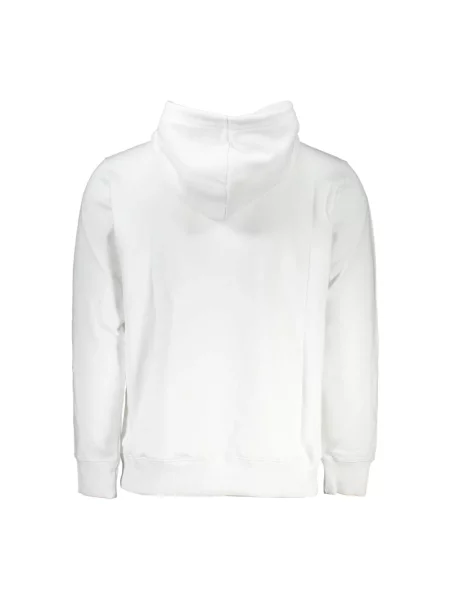 Haftowana bluza z kapturem Calvin Klein biała
