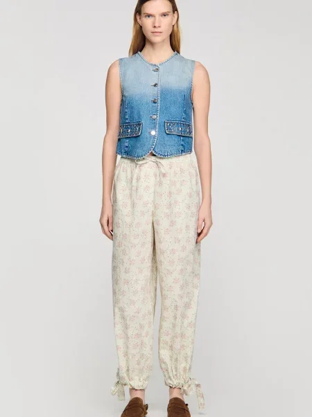 Жилет Sandro блакитний