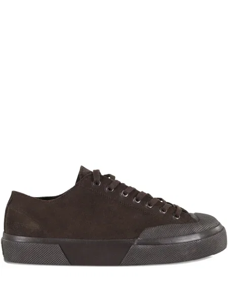 Sneakerși Superga cu șireturi din dantelă maro