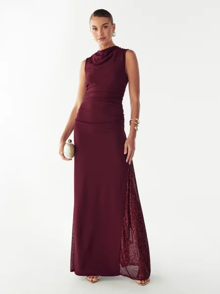 BWLDR Večernja haljina Avena' bordo
