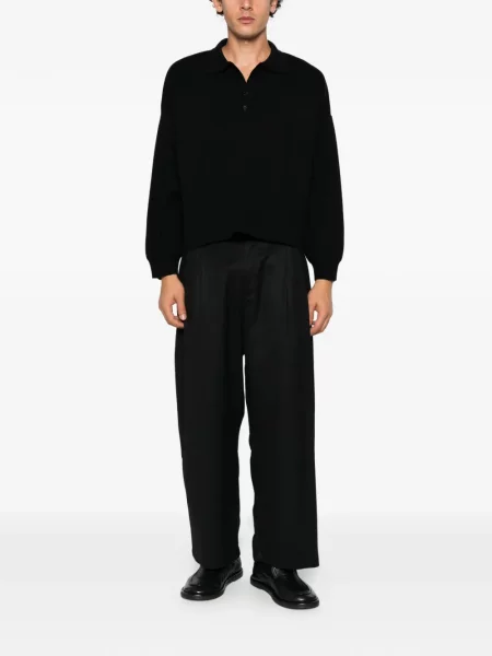 Decupat tricou polo Marsem negru