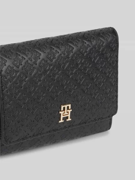 Tommy Hilfiger portfel z imitacji skóry czarny