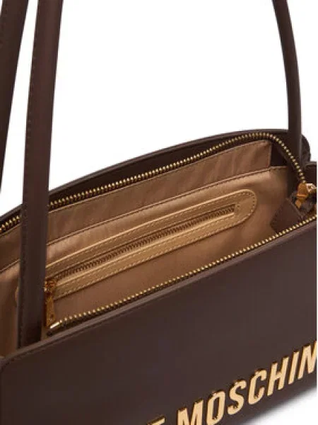 LOVE MOSCHINO Rankinė ruda