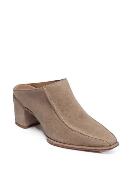 Papuci tip mules Bernardo din piele de căprioară