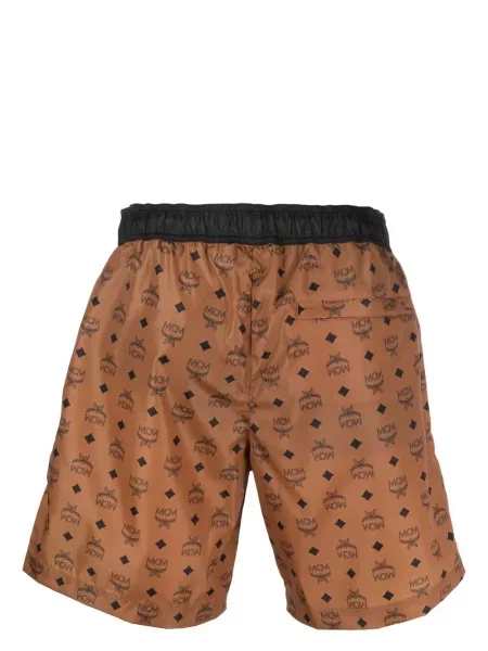 Raštuotos maudymosi kelnaitės Mcm ruda