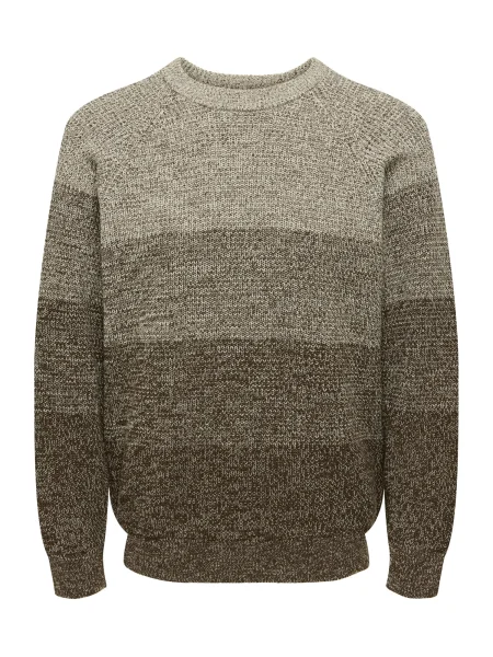 Only & Sons Pulover ONSBIRK / închis / amestecat gri