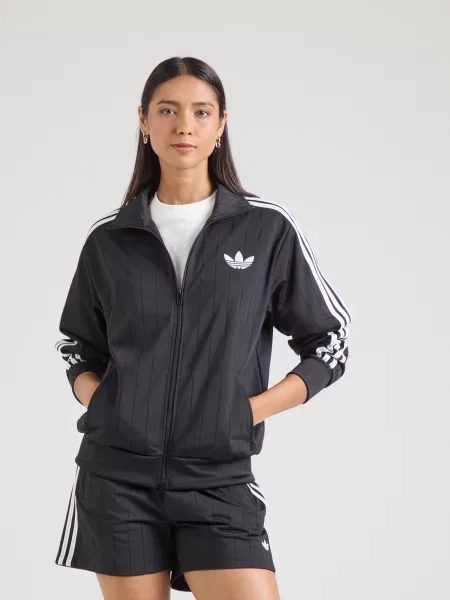 ADIDAS ORIGINALS Tepláková bunda FB / biela čierna