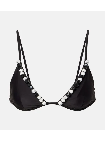 Bikini Sir. z koralikami czarny