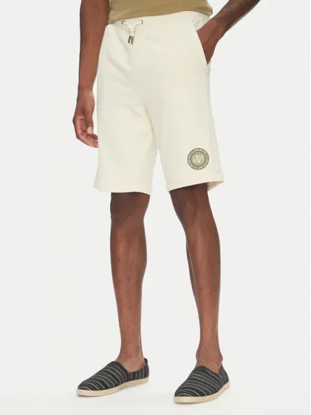 Quiksilver Szorty sportowe Circle Back Écru