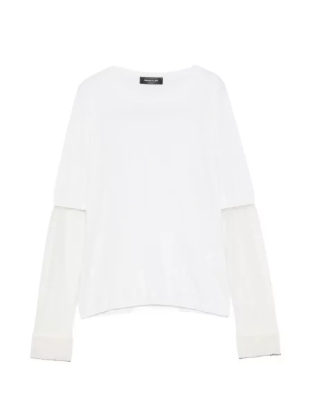 Lung tricou Fabiana Filippi alb