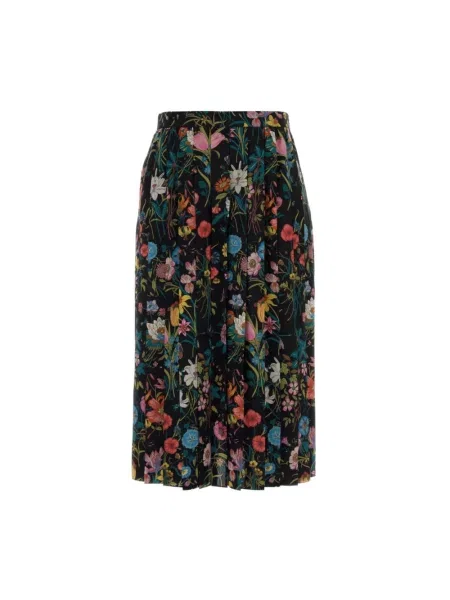 Spódnica midi Gucci z nadrukiem czarna