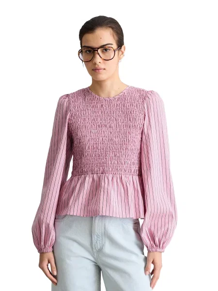 Marc O'Polo DENIM Bluza tamno / roza smeđa