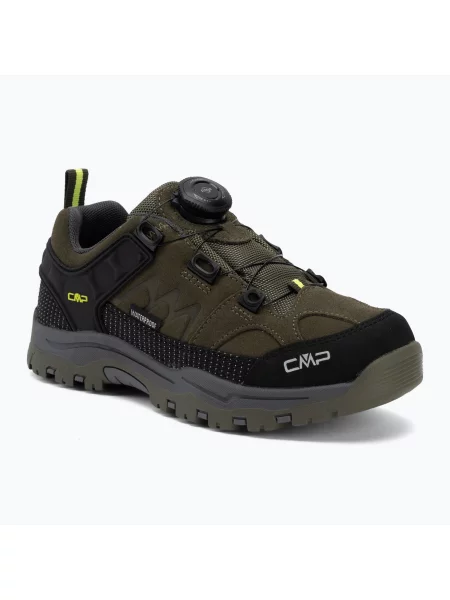 Încălțăminte de trekking pentru copii CMP Kiruna Low FitGo Waterproof olive măslin