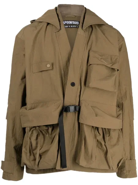 Geacă Spoonyard cu glugă maro