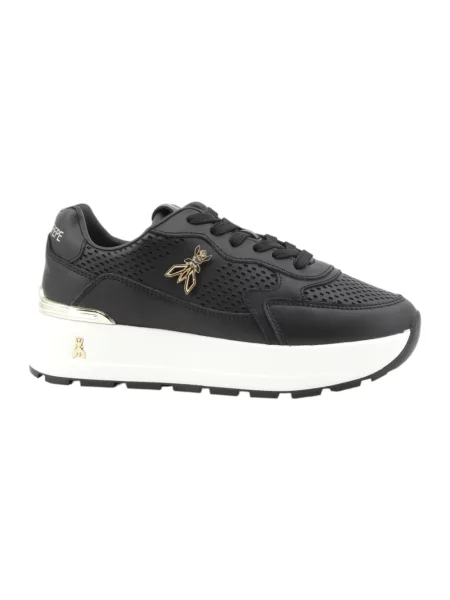 Sneakersy Patrizia Pepe skórzane czarne