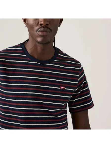 LEVI'S ® Tricou SS Original HM Tee bleumarin / roşu închis / alb albastru