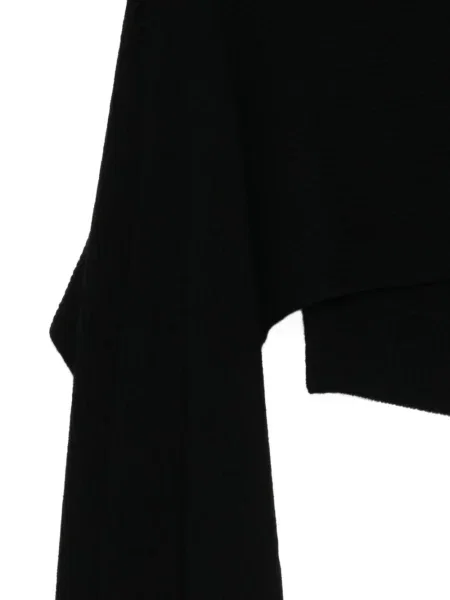 Decupat pulover Limi Feu tricotate negru