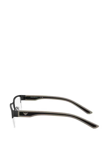 Правоъгълни слънчеви очила Emporio Armani черно