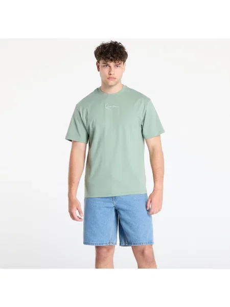 Tričko Karl Kani Small Signature Essential Tee Green M zelené