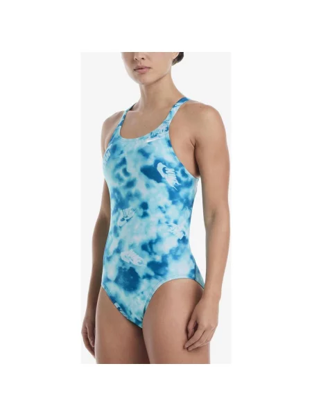 Strój kąpielowy Nike Swim Performance Practice Fastback One Piece Pastelowy 26 niebieski