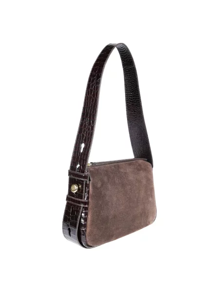 Torebka Tory Burch zamszowa brązowa