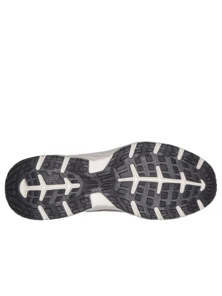 SKECHERS Poltopánky Hillcrest Sabbaday Falls olivová / čierna biela