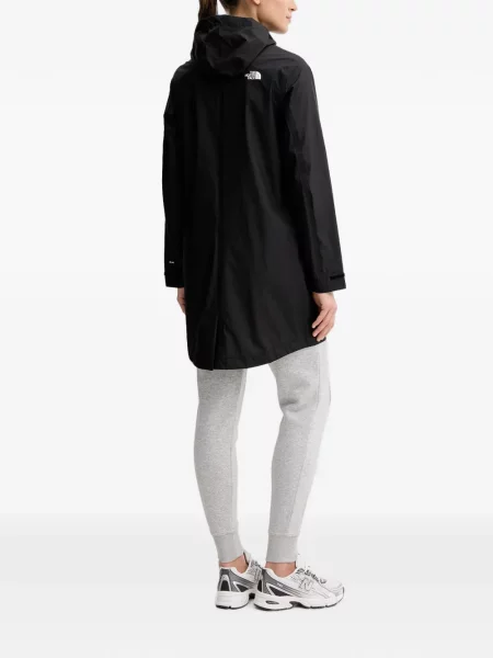 Geacă parka The North Face cu glugă negru