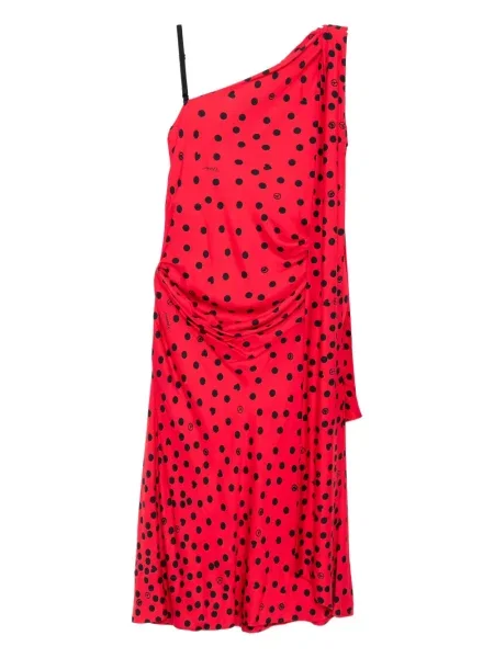 Rochie Moschino cu imagine de costum roșu