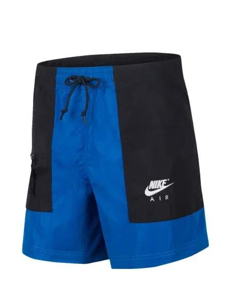Prugasta vesta Nike s okruglim izrezom od flisa crvena