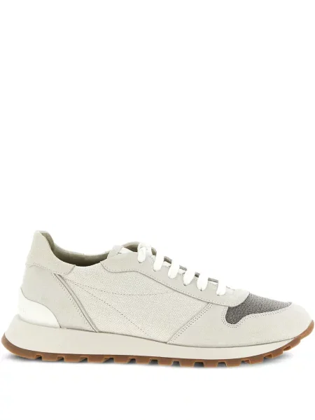 Sneakerși Brunello Cucinelli din piele de căprioară