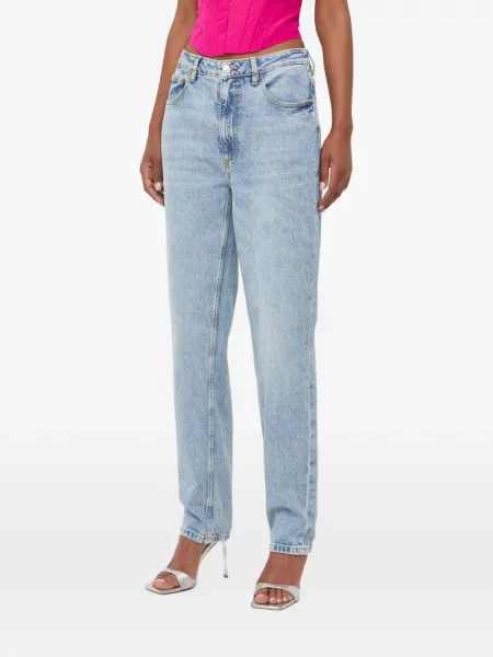 Blugi Guess cu 5 buzunare albastru