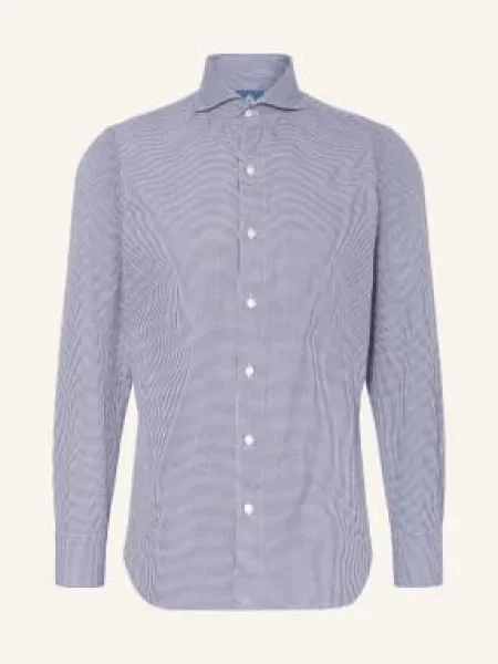 Finamore Košile Sergio Tokyo Slim Fit / tmavě modrá bílá